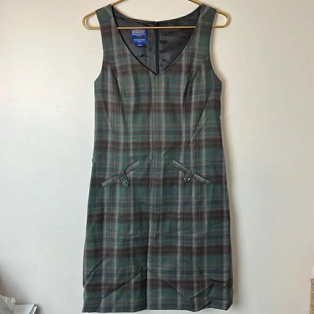 Pendleton Vintage Plaid Sleeveless Women’s Dress